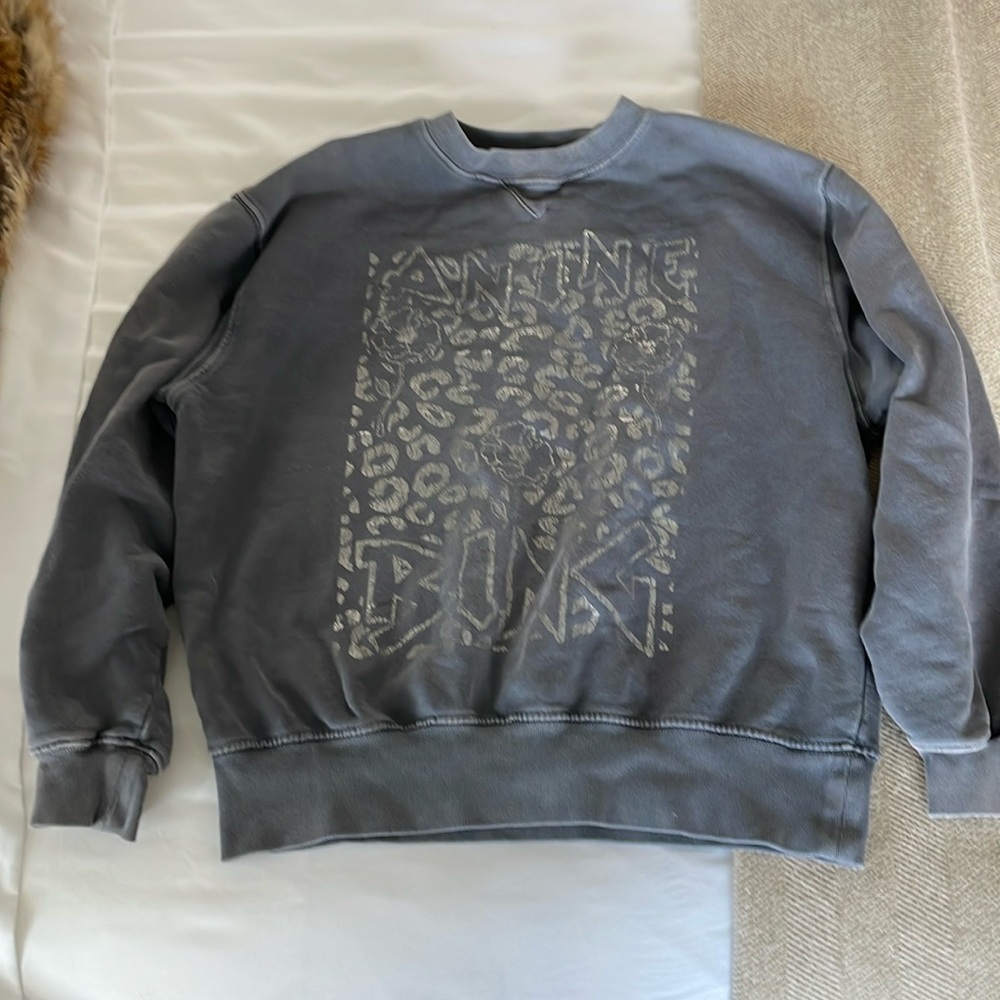 Anine Bing Grey sweatshirt size small